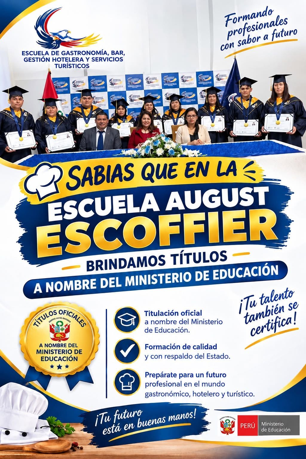 August Escoffier – Escuela de Gastronomía, Bar, Gestión Hotelera y Servicios Turísticos, Barranca
